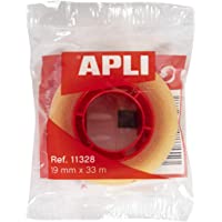 Los mejores  - Apli 11328- Cinta Adhesiva Transparente (19 mm x 33 m)